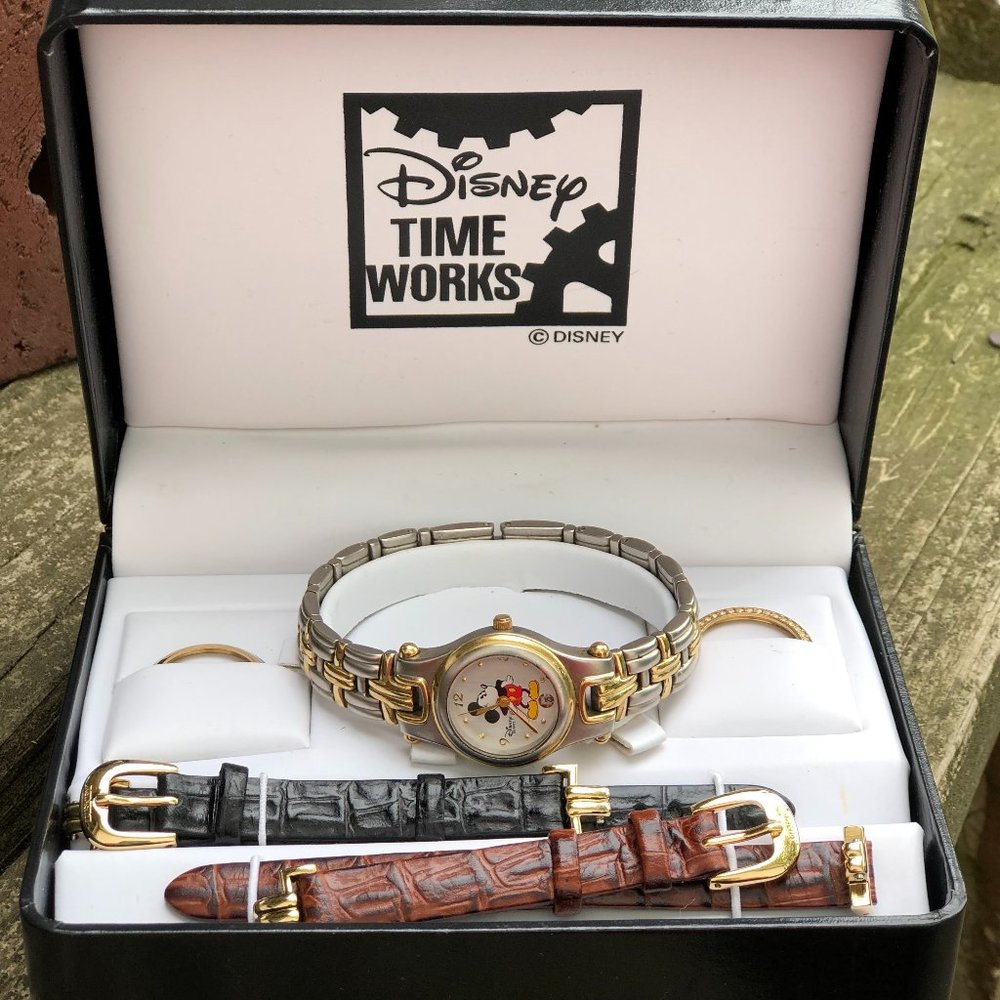 Vintage Disney Time Works Mickey Watch
